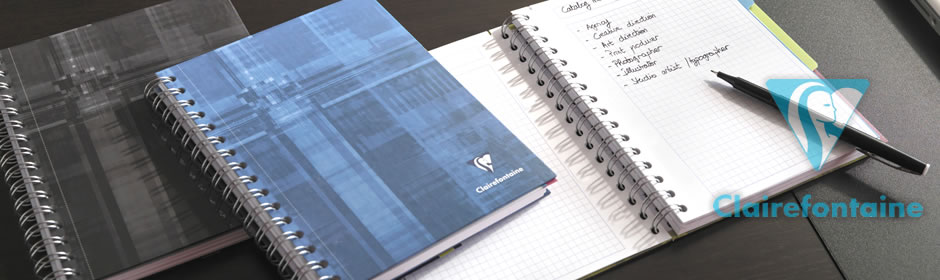 Clairefontaine Paper, Notebooks & Pads | Staplebound, Clothbound ...