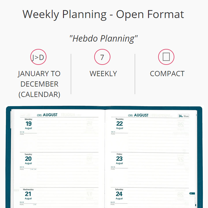 Hebdo Planners