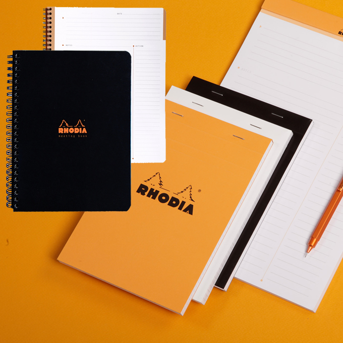 Exabook Rhodia Cahier OrgANISation RI A4+ 160p séyès C - - - Librairies  Autrement